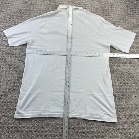 Vintage Stedman Made in USA Polo Shirt Men XL White Polo Classic Hawaii 80s - Picture 8 of 10